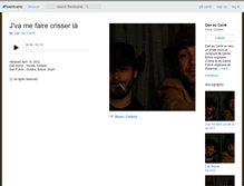 Tablet Screenshot of danaucarre.bandcamp.com