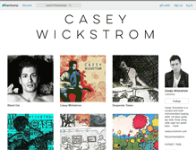 Tablet Screenshot of caseywickstrom.bandcamp.com