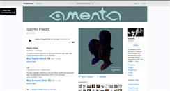 Desktop Screenshot of amenta.bandcamp.com