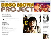 Tablet Screenshot of diegobrown.bandcamp.com