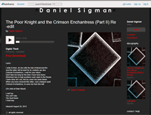 Tablet Screenshot of danielsigman.bandcamp.com