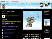 Tablet Screenshot of inspiredflight.bandcamp.com