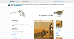 Desktop Screenshot of oryxandcrake.bandcamp.com