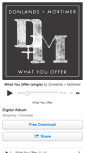 Mobile Screenshot of donlandsandmortimer.bandcamp.com
