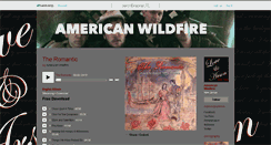Desktop Screenshot of americanwildfirenj.bandcamp.com