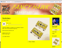 Tablet Screenshot of fancyhawk.bandcamp.com