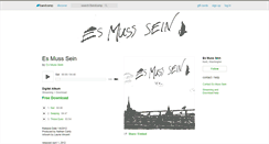 Desktop Screenshot of esmusssein.bandcamp.com