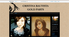 Desktop Screenshot of cristinabautista.bandcamp.com