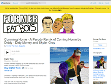 Tablet Screenshot of formerfatboys.bandcamp.com