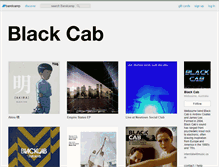 Tablet Screenshot of blackcab.bandcamp.com