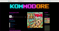 Desktop Screenshot of kommodore.bandcamp.com