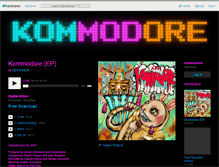 Tablet Screenshot of kommodore.bandcamp.com