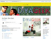 Tablet Screenshot of divageek.bandcamp.com