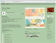 Tablet Screenshot of delawarr.bandcamp.com