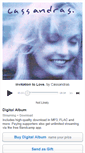 Mobile Screenshot of cassandras.bandcamp.com