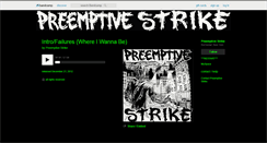 Desktop Screenshot of preemptivestrike.bandcamp.com