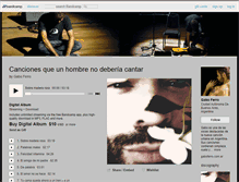 Tablet Screenshot of gaboferro.bandcamp.com