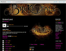 Tablet Screenshot of brokentale.bandcamp.com