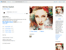 Tablet Screenshot of clairelondon.bandcamp.com