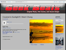 Tablet Screenshot of geekbeats.bandcamp.com