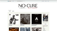 Desktop Screenshot of nocurerecords.bandcamp.com