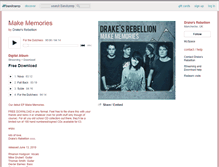 Tablet Screenshot of drakesrebellion.bandcamp.com