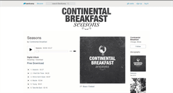 Desktop Screenshot of continentalbreakfast.bandcamp.com