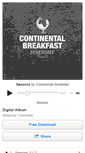 Mobile Screenshot of continentalbreakfast.bandcamp.com