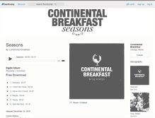 Tablet Screenshot of continentalbreakfast.bandcamp.com