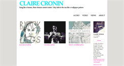 Desktop Screenshot of clairecronin.bandcamp.com