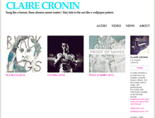 Tablet Screenshot of clairecronin.bandcamp.com