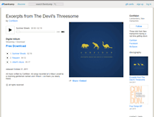 Tablet Screenshot of confidon.bandcamp.com