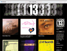Tablet Screenshot of 13ofnazareth.bandcamp.com
