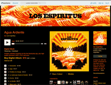 Tablet Screenshot of losespiritus.bandcamp.com