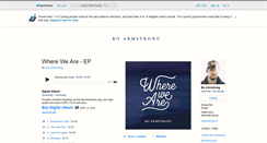 Desktop Screenshot of boarmstrong.bandcamp.com