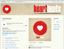 Tablet Screenshot of heartbeats365.bandcamp.com