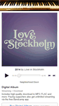 Mobile Screenshot of loveinstockholm.bandcamp.com