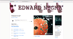 Desktop Screenshot of edwardnygma.bandcamp.com