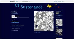 Desktop Screenshot of cjsustenance.bandcamp.com