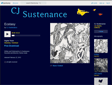 Tablet Screenshot of cjsustenance.bandcamp.com