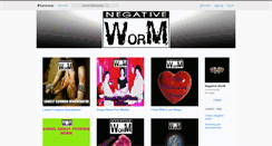 Desktop Screenshot of negativeworm.bandcamp.com