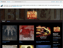 Tablet Screenshot of bloodandfire.bandcamp.com