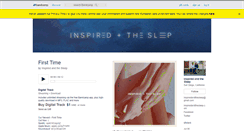 Desktop Screenshot of inspiredandthesleep.bandcamp.com