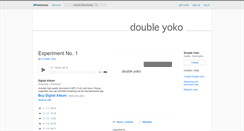 Desktop Screenshot of doubleyoko.bandcamp.com