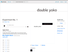Tablet Screenshot of doubleyoko.bandcamp.com