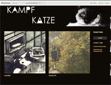 Tablet Screenshot of kampfkatze.bandcamp.com