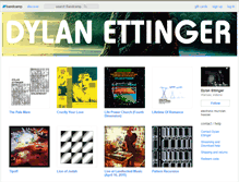 Tablet Screenshot of dylanettinger.bandcamp.com