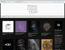 Tablet Screenshot of monoclockmusic.bandcamp.com