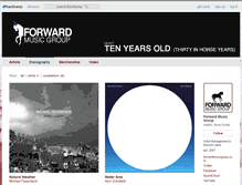 Tablet Screenshot of forwardmusic.bandcamp.com