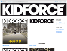 Tablet Screenshot of kidforce.bandcamp.com